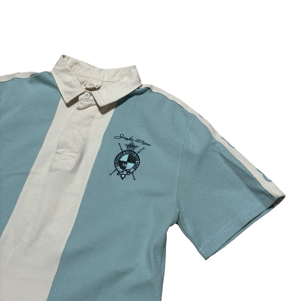 Smoke Rise Men's American Street New York Polo Shirt Size Small 20 x 28 - Picture 3 of 6